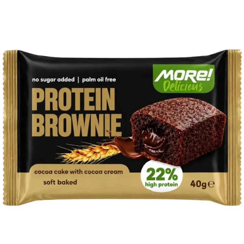 MHN MORE Delicious Protein Brownie | Протеиново Брауни без добавена захар