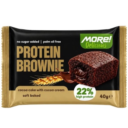 MHN MORE Delicious Protein Brownie | Протеиново Брауни без добавена захар