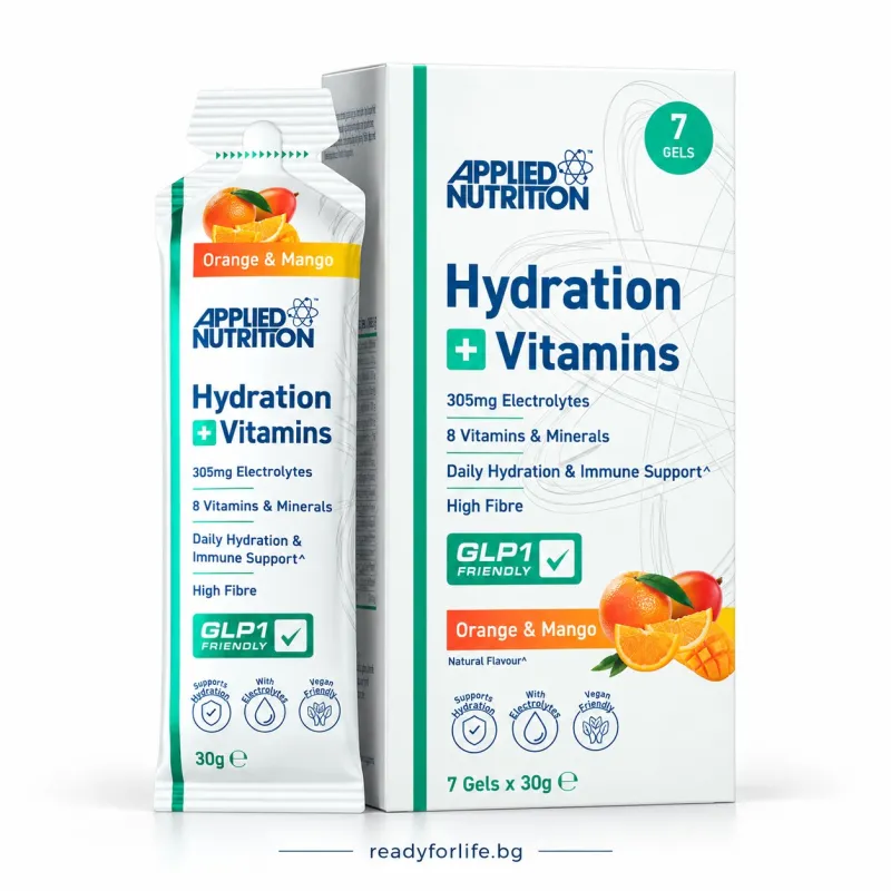 Applied Nutrition GLP-1 Hydration + Vitamins Gels – Електролити и витамини