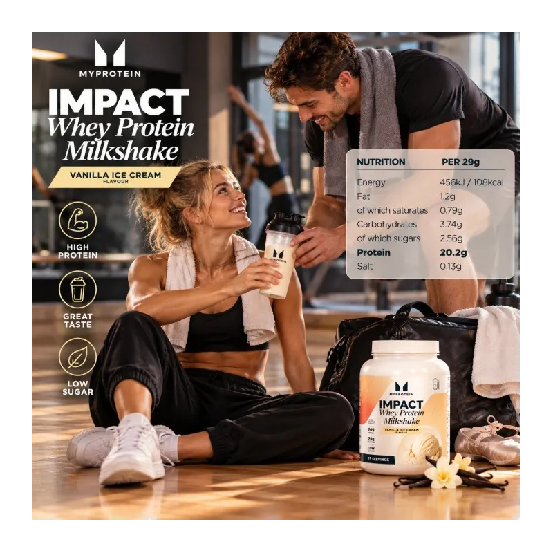 MyProtein Impact Whey Protein Milkshake | Суроватъчен протеин