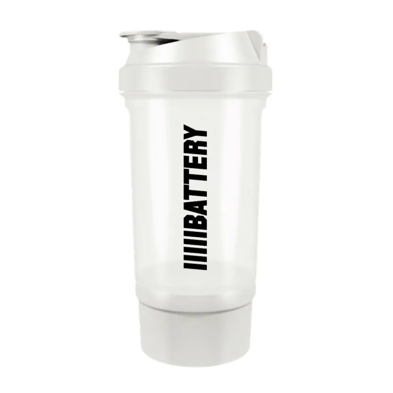 Battery Nutrition Shaker Plus White