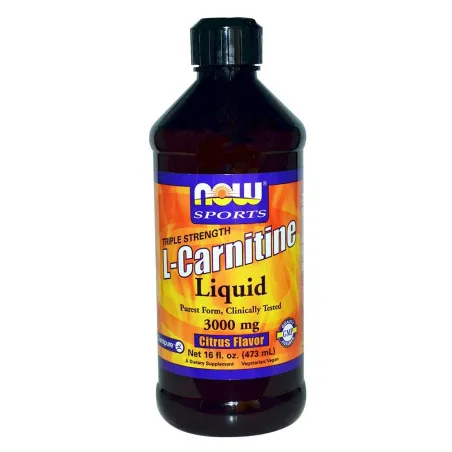 NOW L-Carnitine Liquid 3000mg - Течен Л-Карнитин