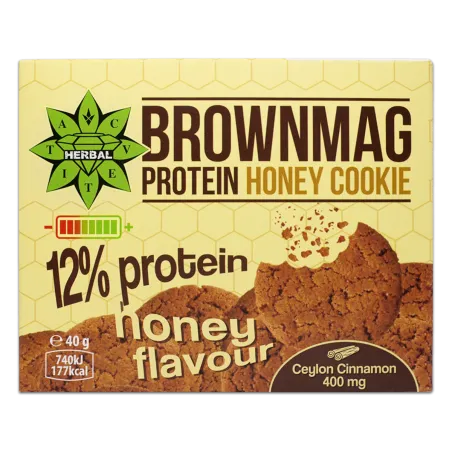 Cvetita Herbal BrownMag Honey Cookie - Протеинов Бар