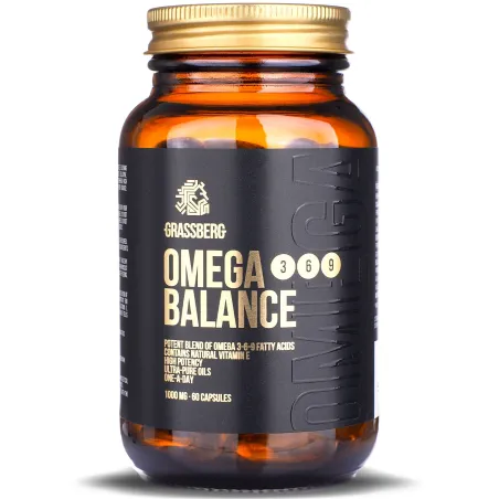 Grassberg Omega 3-6-9 Balance 1000mg - Омега