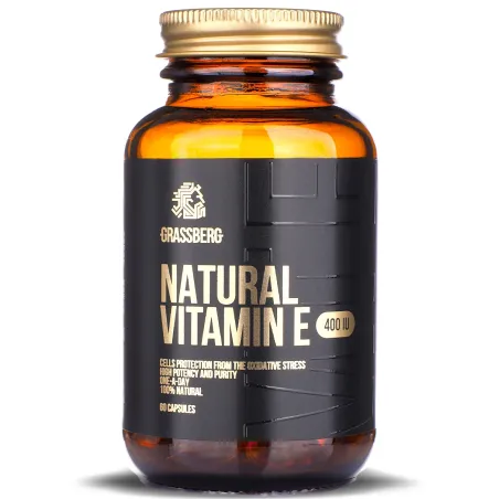 Grassberg Vitamin E 400IU Natural - Витамин E