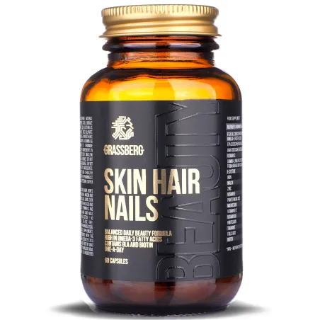 Grassberg Skin Hair Nails - Витамини за Кожа, Коса, Нокти