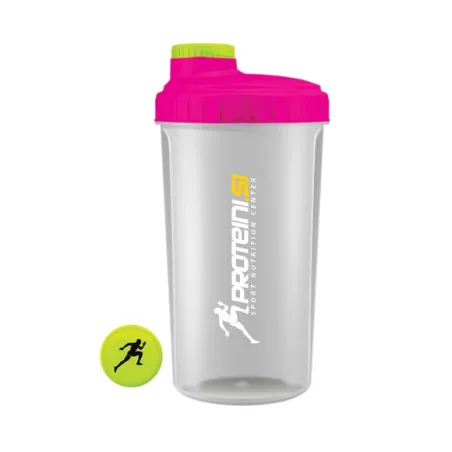 Proteini.SI Shaker Transparent Pink - Шейкър