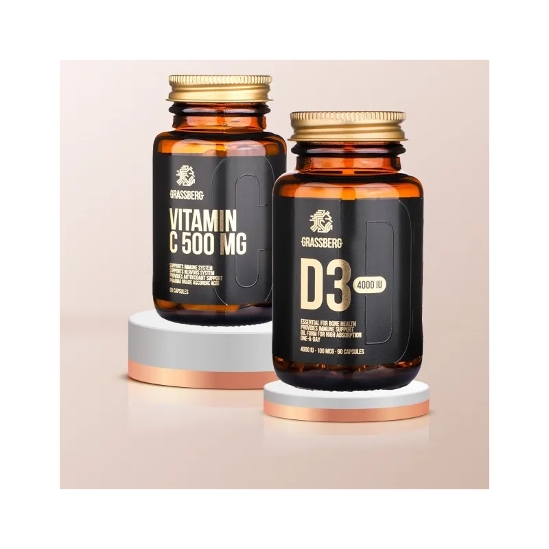Promo Pack - Grassberg Vitamin D + Grassberg Vitamin C
