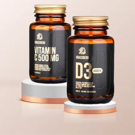 Promo Pack - Grassberg Vitamin D + Grassberg Vitamin C