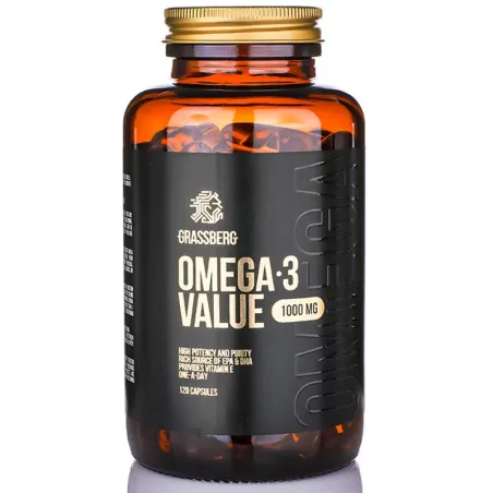 Grassberg Omega-3 Value 1000mg - Омега