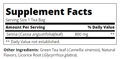 Съдържание на 21st Century Herbal Slimming Tea 24 bag Lemon Lime
