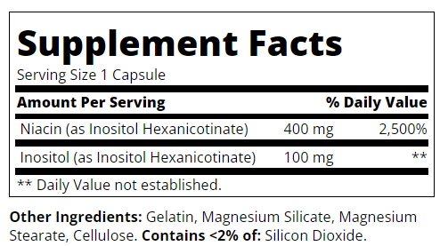 Continutul: 21st Century Niacin 500mg Flush Free - Niacin
