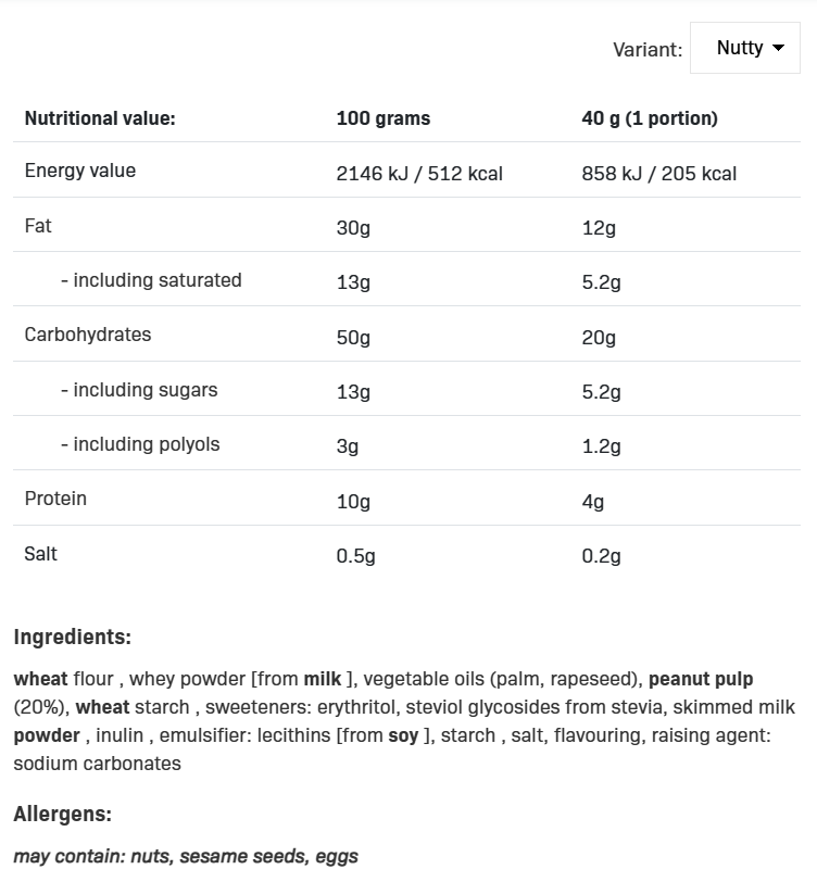 Съдържание на Allnutrition F**king Delicious Wafers 80g 3