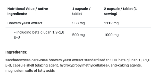 Allnutrition Beta Glucan - Beta-glucan