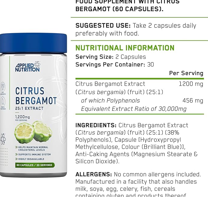 Applied Nutrition Citrus Bergamot - Цитрус Бергамот