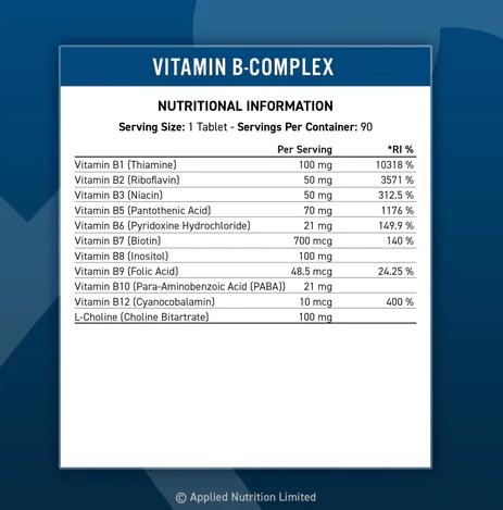 Applied Nutrition Vitamin B-Complex - Витамин B Комплекс