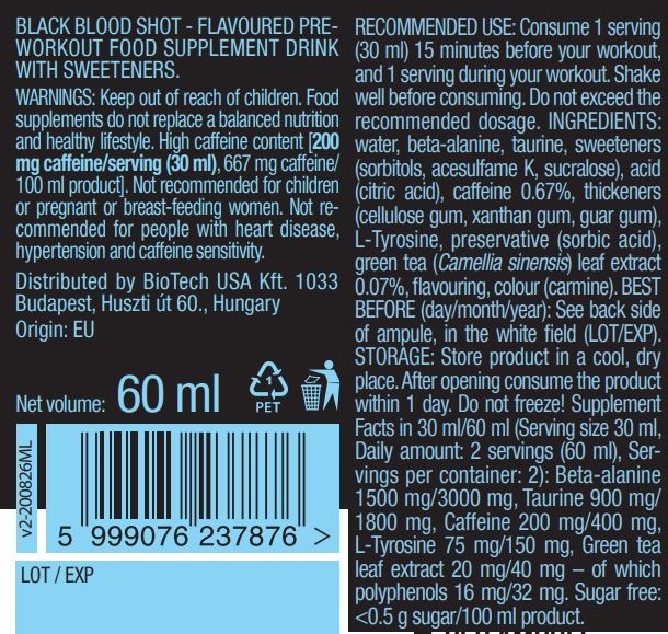 Съдържание на BIOTECH USA Black Blood Shot 60ml