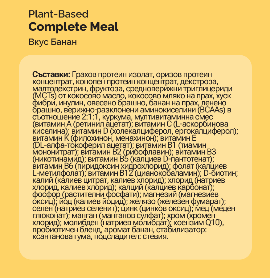 Съдържание - Oh!Good Complete Meal 1