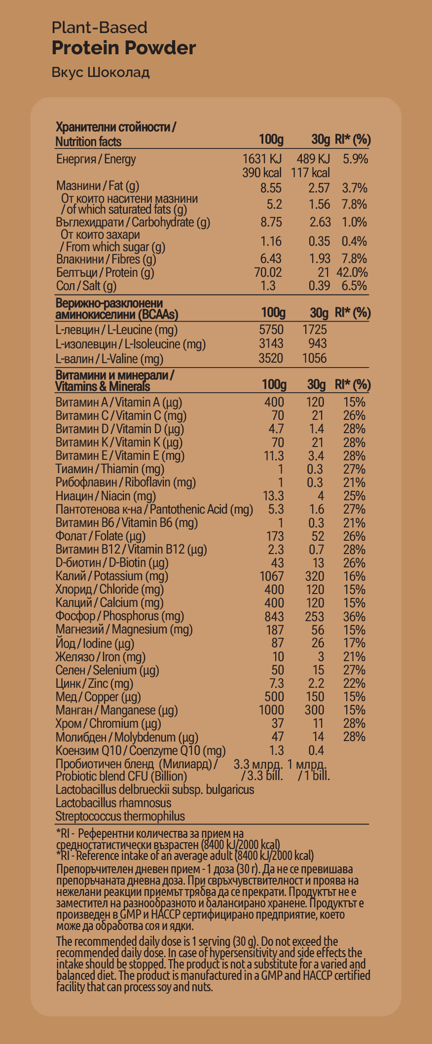 Съдържание на Oh!Good Protein Powder 4