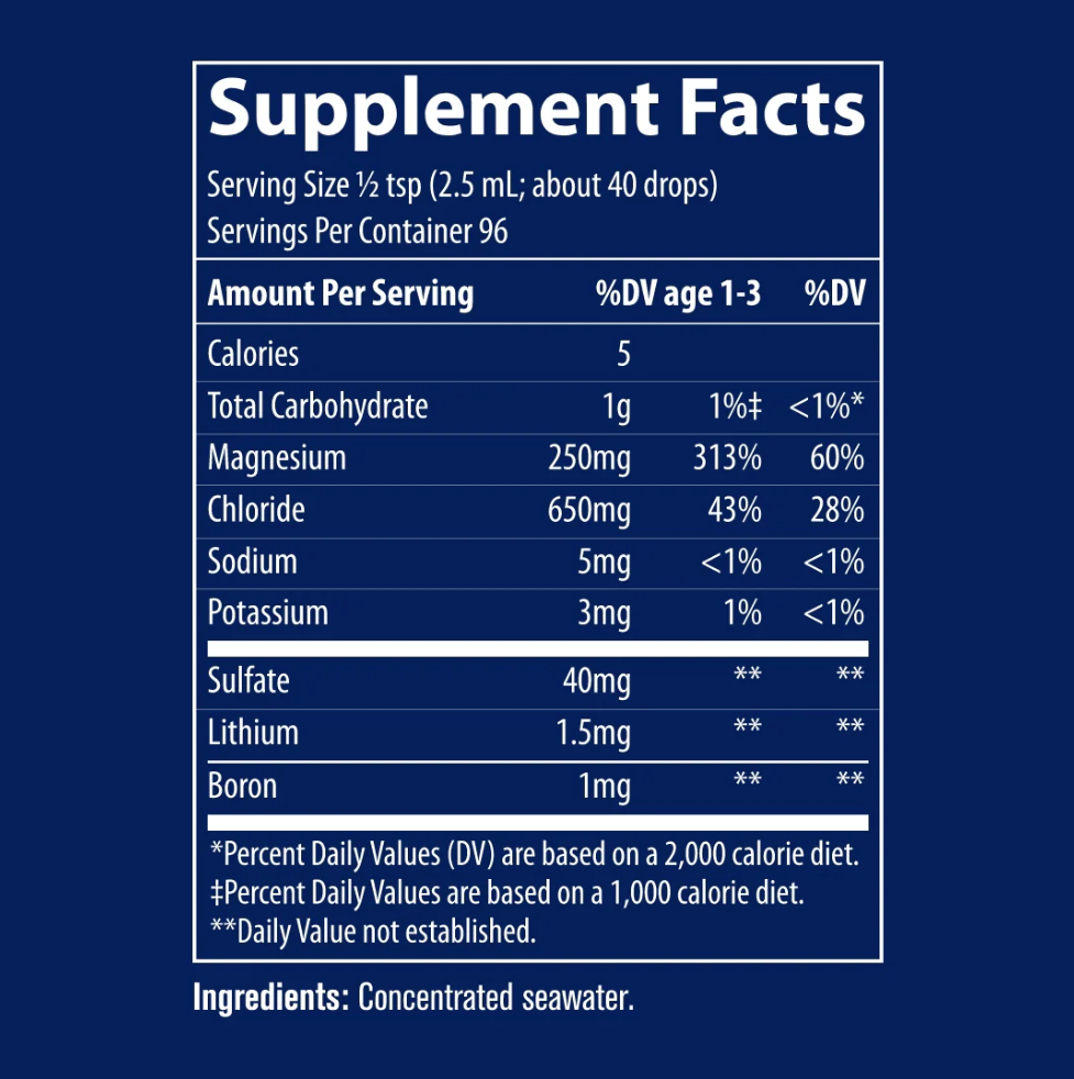 conţinut: Trace Minerals ConcenTrace® Trace Mineral Drops