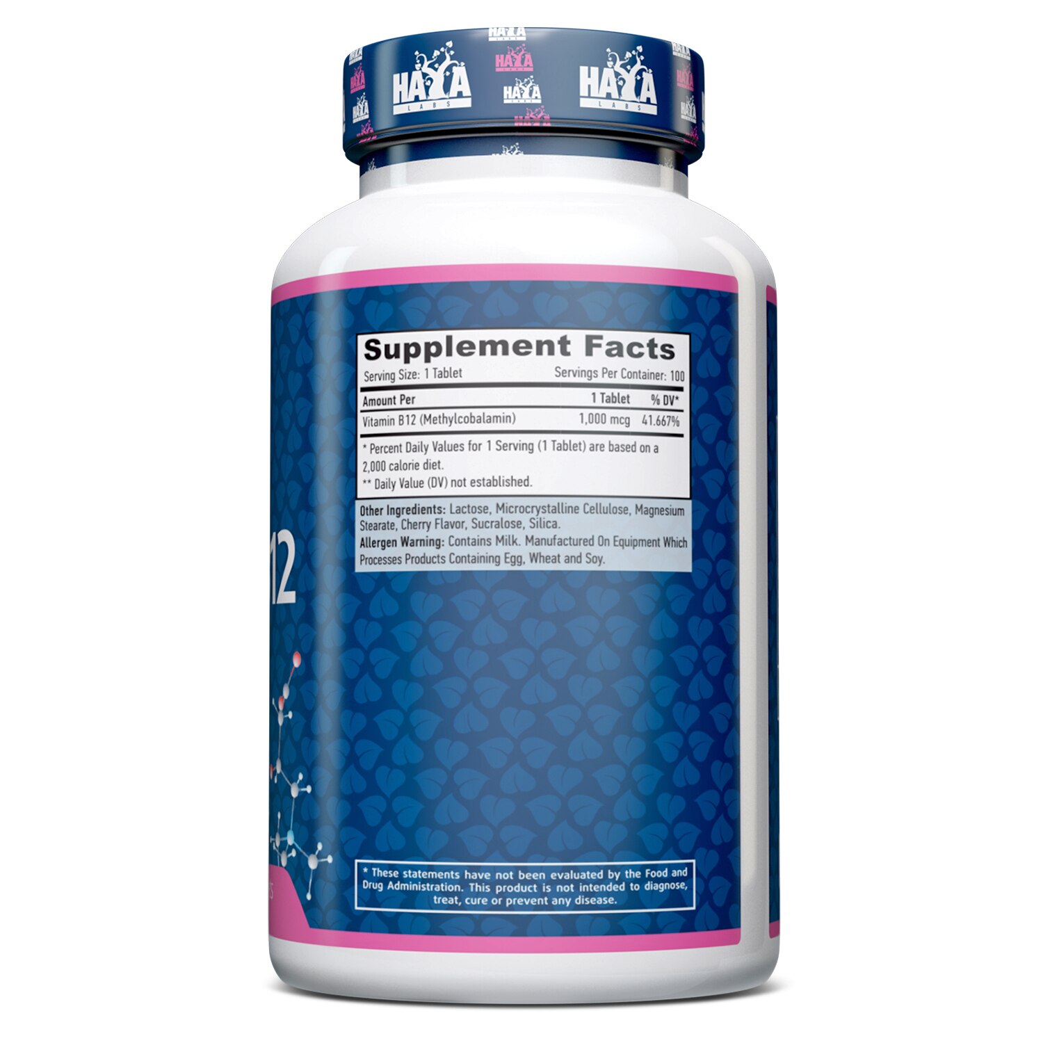 Съдържание на Haya Labs Methyl B12 1000mcg